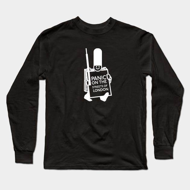 Panic on the streets Long Sleeve T-Shirt by Eliane Gomes